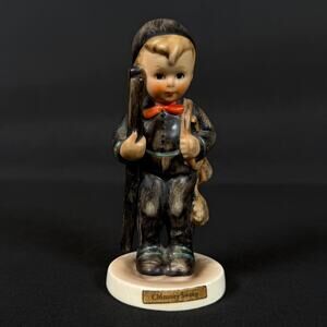 4" VINTAGE HUMMEL Goebel CHIMNEY SWEEP #12 2/0 porcelain figurine